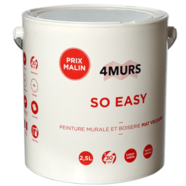 SO EASY Peinture So easy Blanc Mat  2,5L