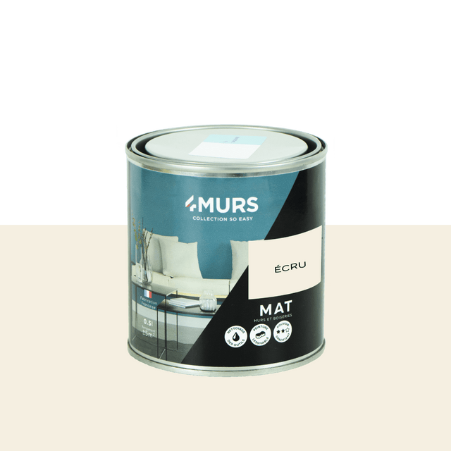 So Easy Peinture Finition Peinture écru Mat 0,5 L