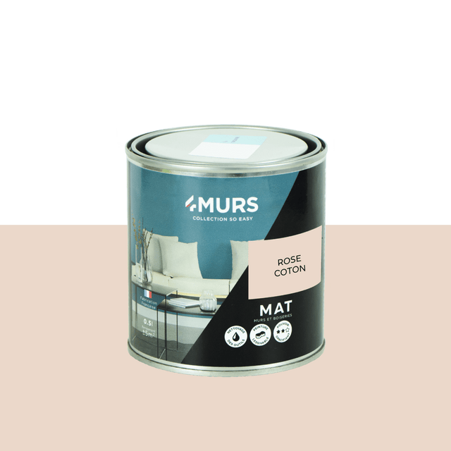 So Easy Peinture Finition Peinture rose coton 0,5 L