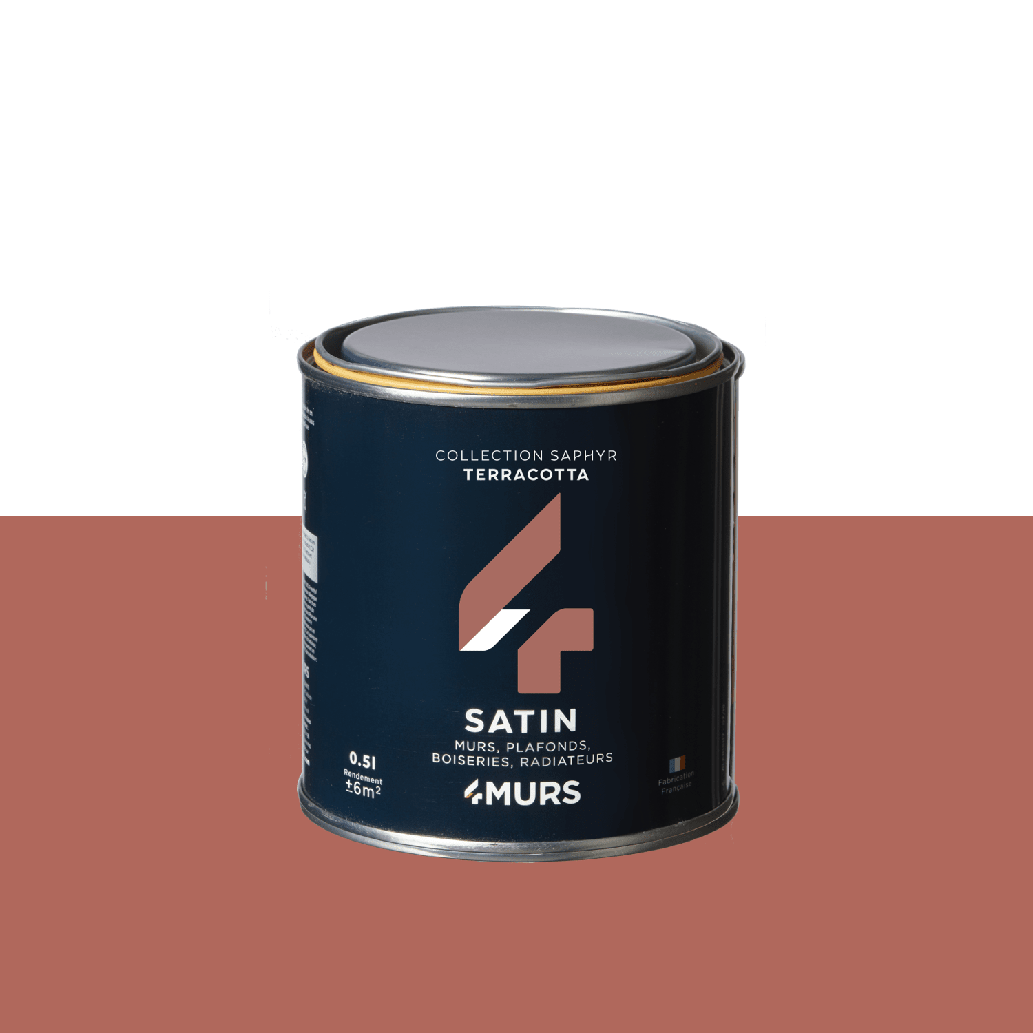 SAPHYR Peinture Saphyr Terracotta Satiné 0,5L