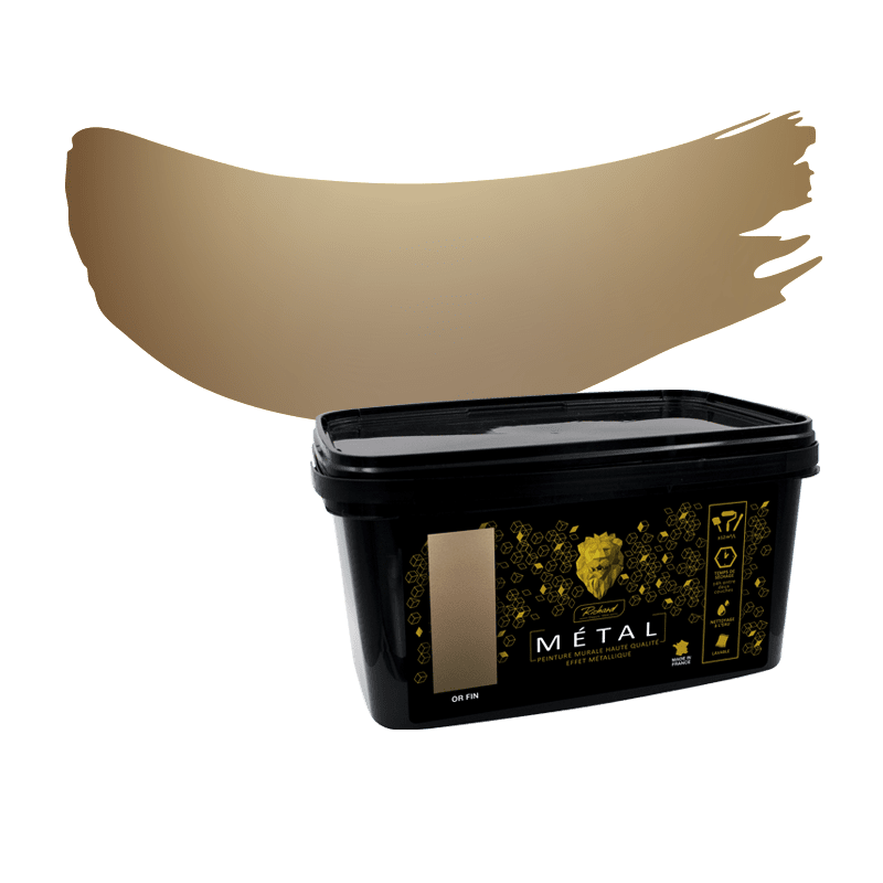 RICHARD Peinture Metal Or fin Satiné 2L