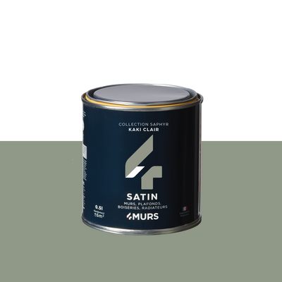 SAPHYR Peinture Saphyr Kaki clair Satiné 0,5L