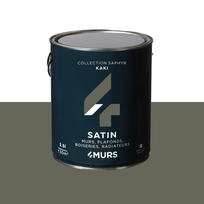 SAPHYR Peinture Saphyr Kaki Satiné 2,5L