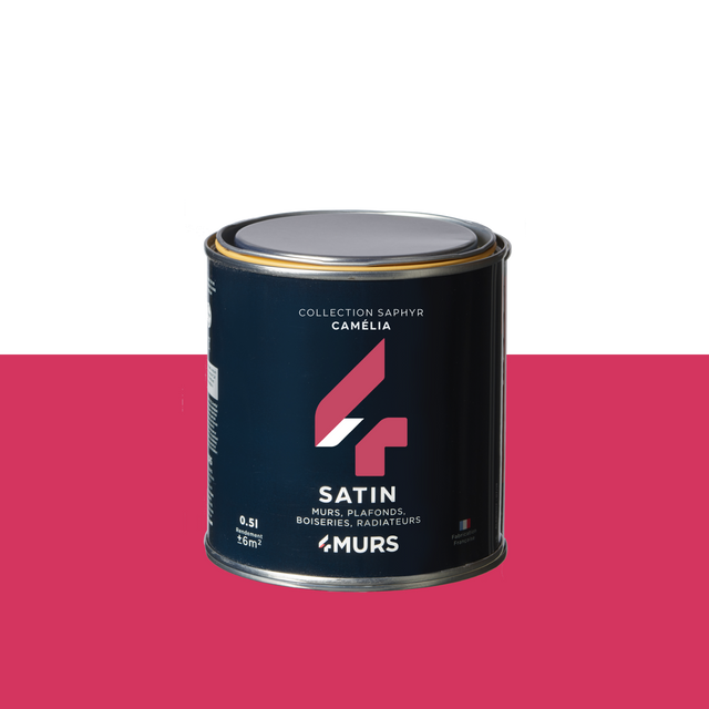 Saphyr Peinture Finition Peinture camelia Satiné 0,5 L