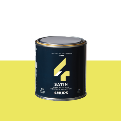 SAPHYR Peinture Saphyr Lime Satiné 0,5L