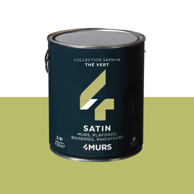 SAPHYR Peinture Saphyr Thé matcha Satiné 2,5L