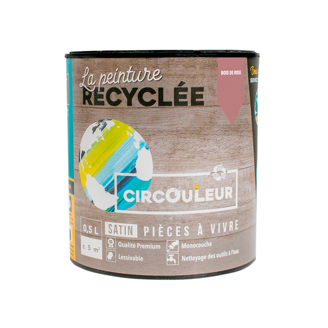 CIRCOULEUR Peinture Peinture bois de rose Satiné 0,5 L