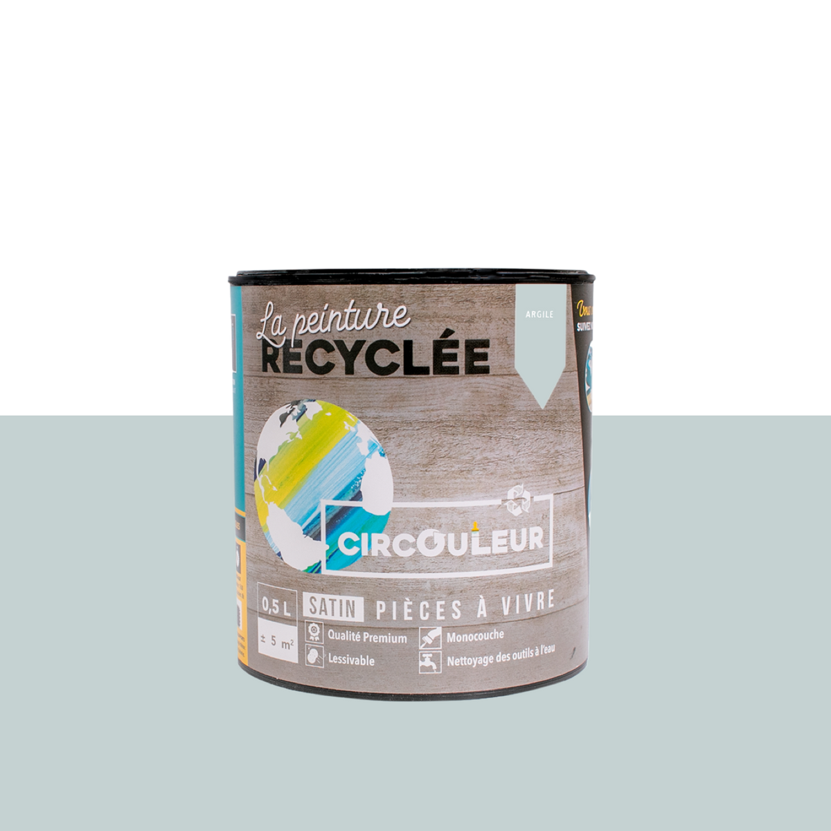 CIRCOULEUR Peinture Circouleur Argile Satiné 0,5L