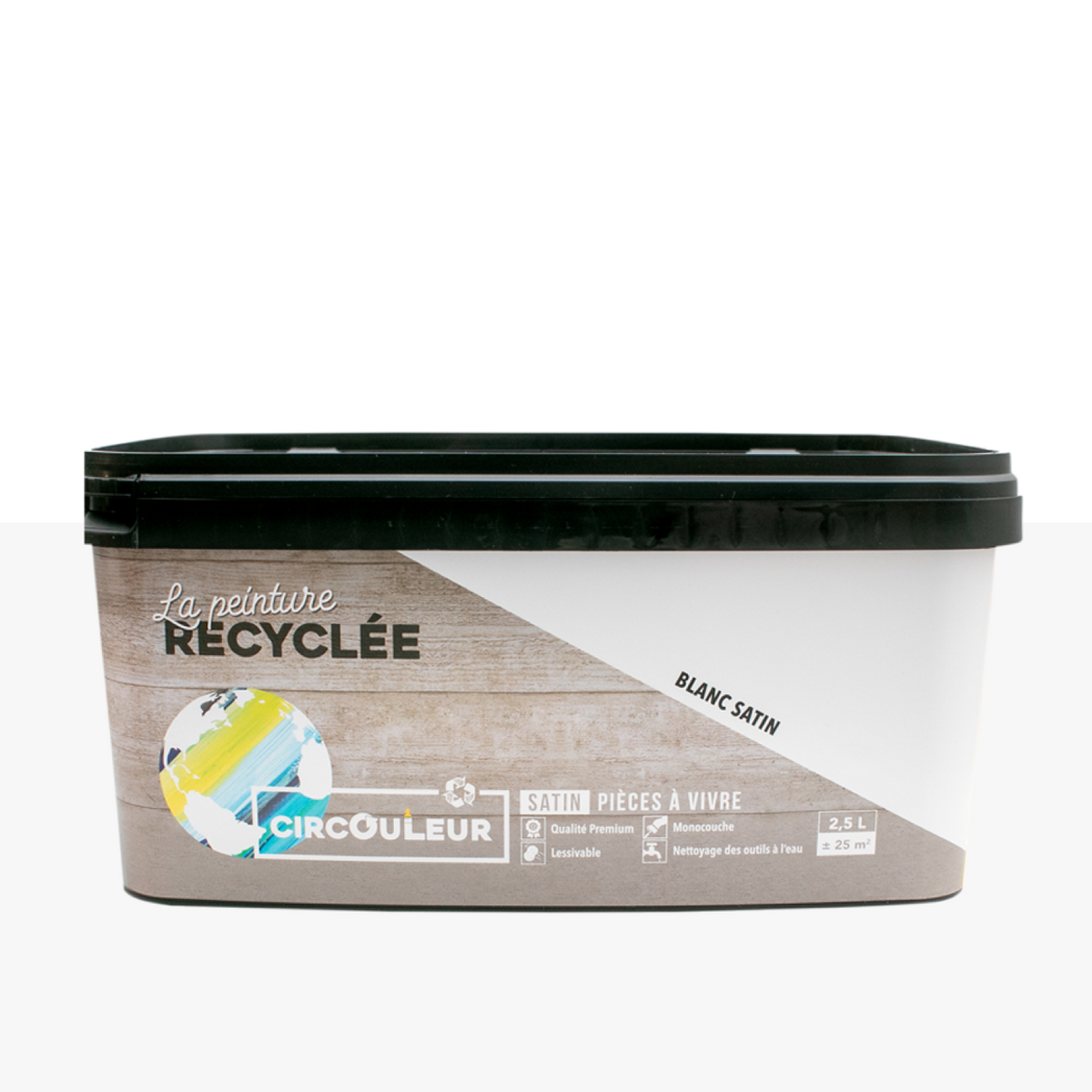 CIRCOULEUR Peinture Circouleur Blanc Satiné 2,5L