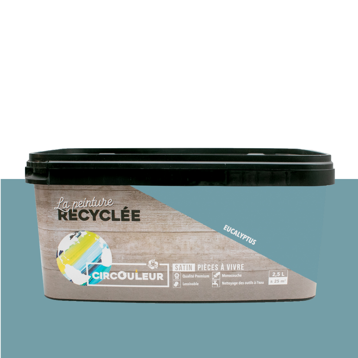 CIRCOULEUR Peinture Circouleur Eucalyptus Satiné 2,5L