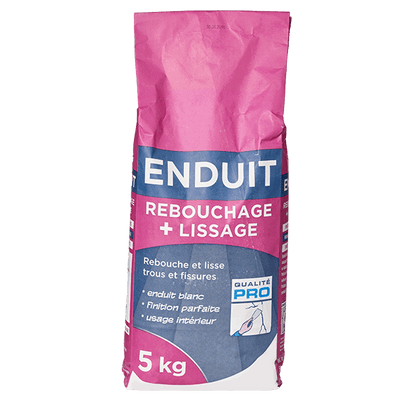 4MURS Enduit de rebouchage et lissage 4murs 5Kg