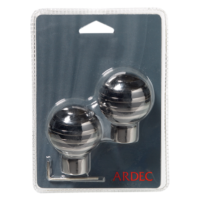 Embout Onyx Nickel noir Métal brillant