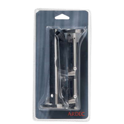 Support barre à rideau Onyx Nickel noir Métal brillant