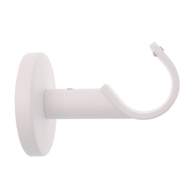 Support barre à rideau Velours Blanc Mat