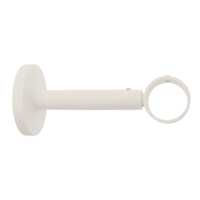 Support barre à rideau Velours Blanc Mat