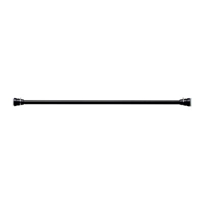 Barre à rideau Entre murs Noir Mat