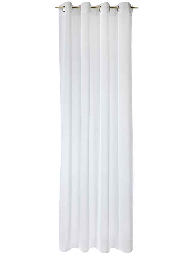 Voilage COLORS coloris blanc 140 x 260 cm