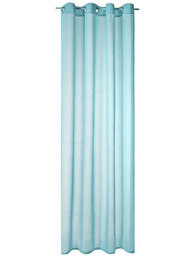 Voilage COLORS coloris bleu glacier 140 x 260 cm