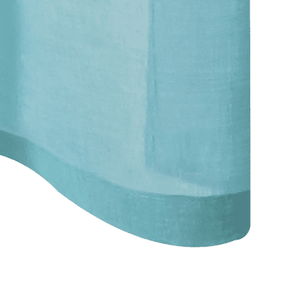 Voilage COLORS coloris bleu glacier 140 x 260 cm