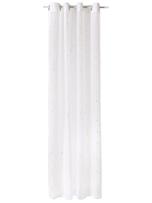 4MURS Voilage PLATINIUM coloris blanc 140 x 240 cm