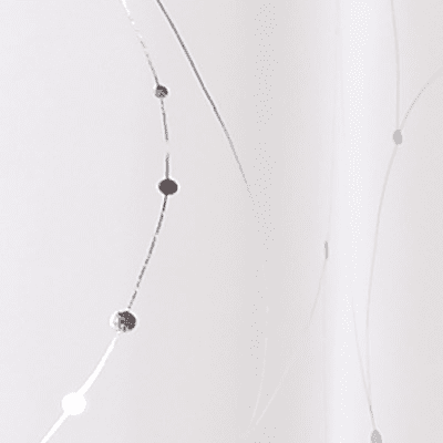 4MURS Voilage PLATINIUM coloris blanc 140 x 240 cm