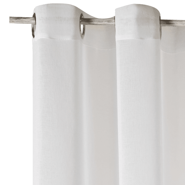 Voilage ZEPHYR coloris blanc 140 x 280 cm