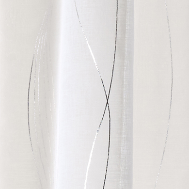 Voilage SOUND coloris blanc 140 x 260 cm
