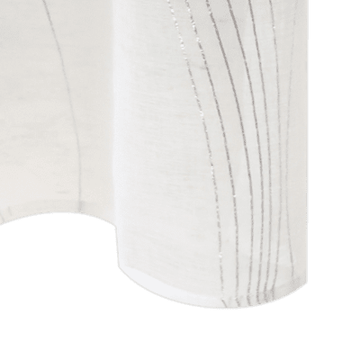 Voilage SOUND coloris blanc 140 x 260 cm