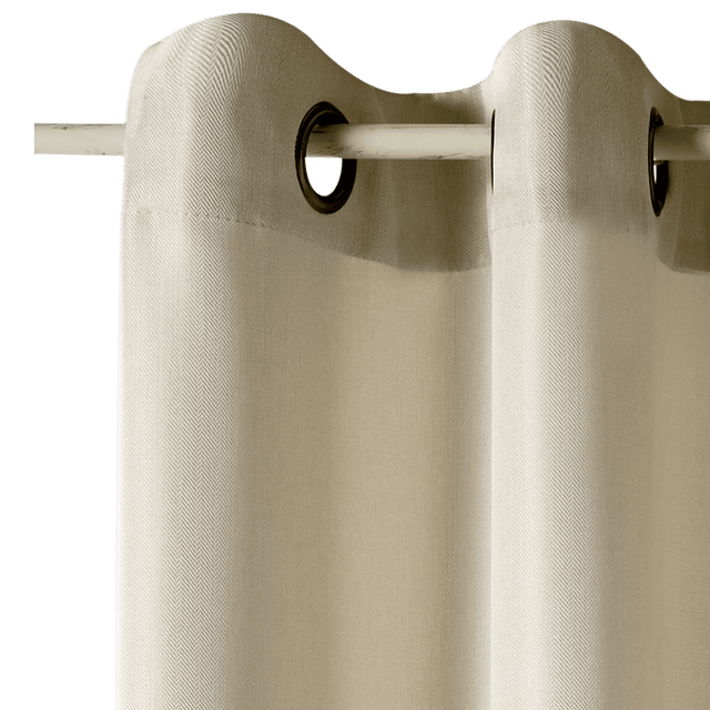 Rideau AMSTERDAM coloris écru 140 x 240 cm