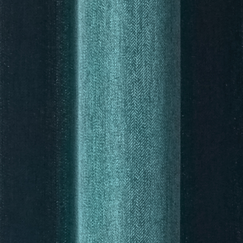 Rideau Amsterdam Bleu paon