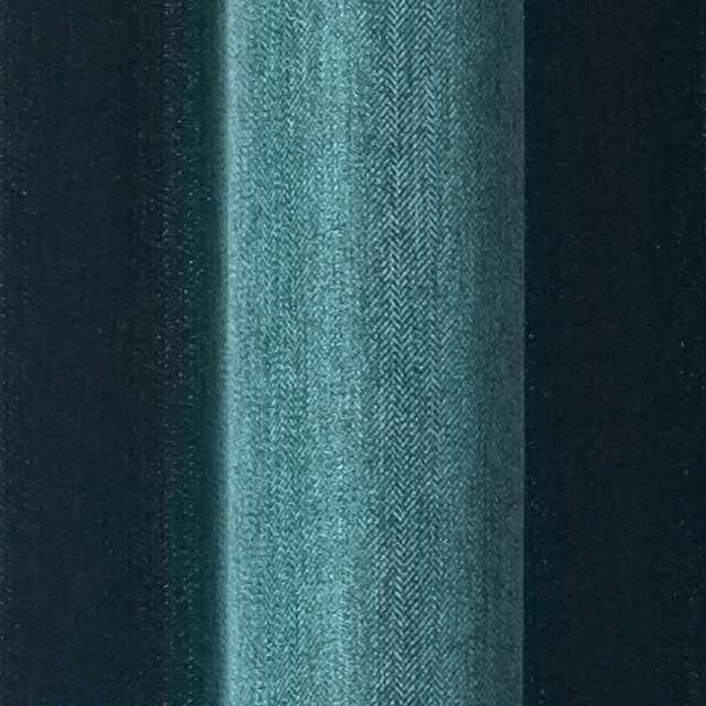 Rideau AMSTERDAM coloris bleu paon 140 x 240 cm