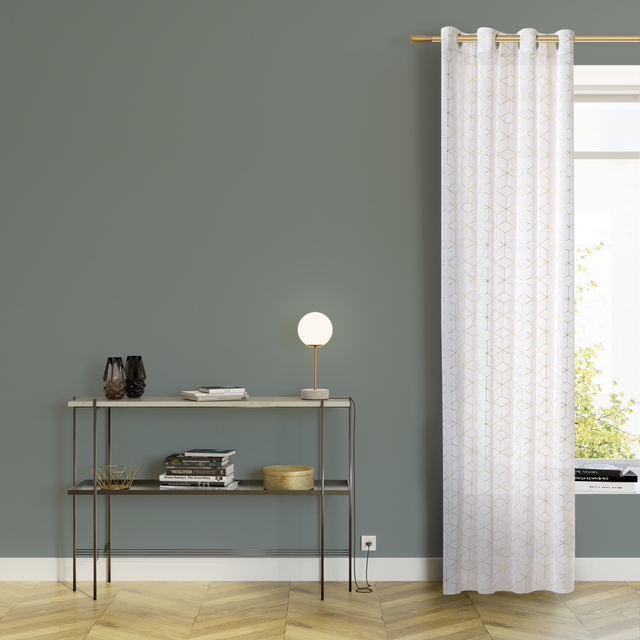 Voilage ORIA coloris or 140 x 240 cm