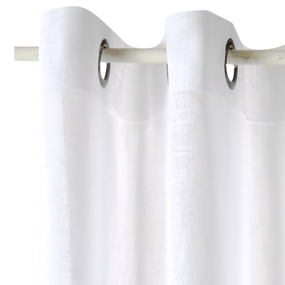 Voilage Aspect lin Blanc