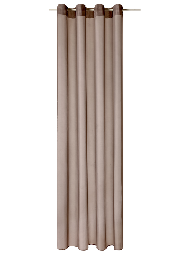 Voilage VOILE CHIC coloris taupe 145 x 240 cm