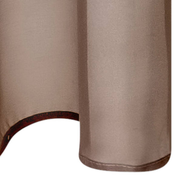 Voilage VOILE CHIC coloris taupe 145 x 240 cm