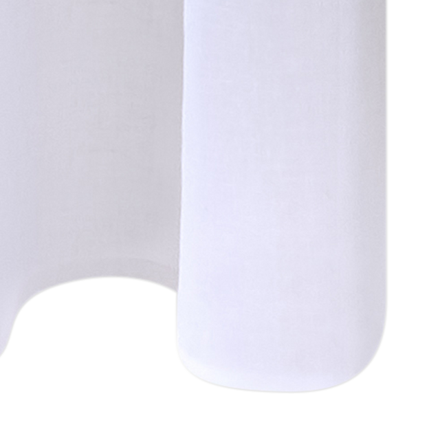 Voilage LINETTE coloris blanc 145 x 240 cm