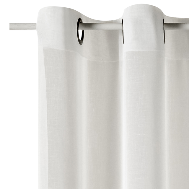 Voilage LINETTE coloris beige 145 x 240 cm