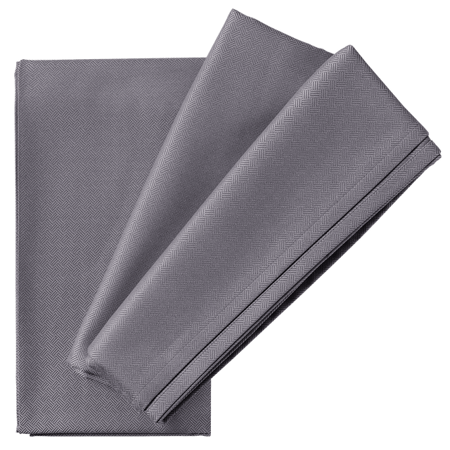 Garnier Thiebaut Nappe ORSAY coloris gris acier 150 x 235 cm