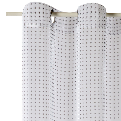 Voilage Dotted Blanc