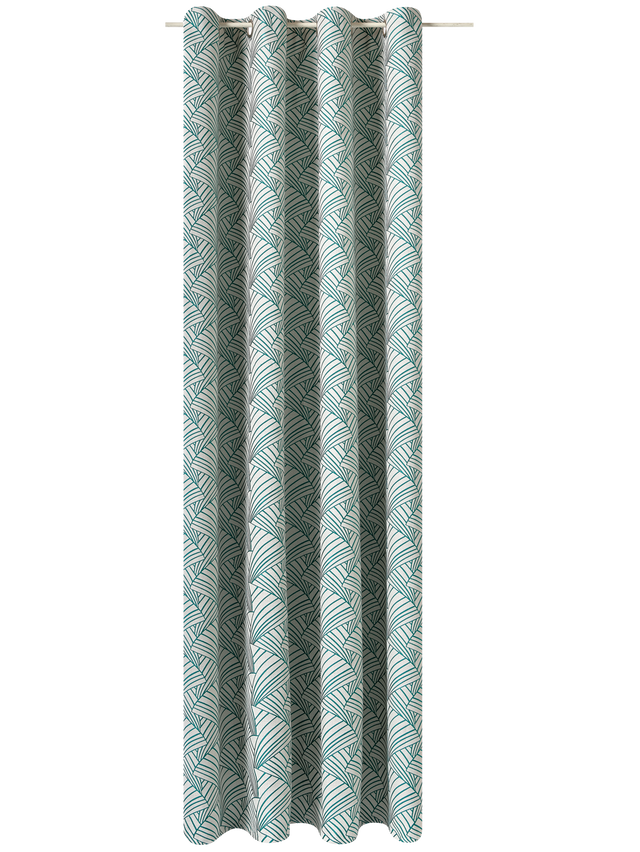 Rideau ARDECCO coloris vert émeraude 135 x 250 cm
