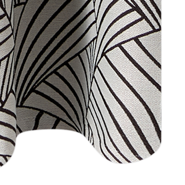 Rideau ARDECCO coloris noir 135 x 250 cm