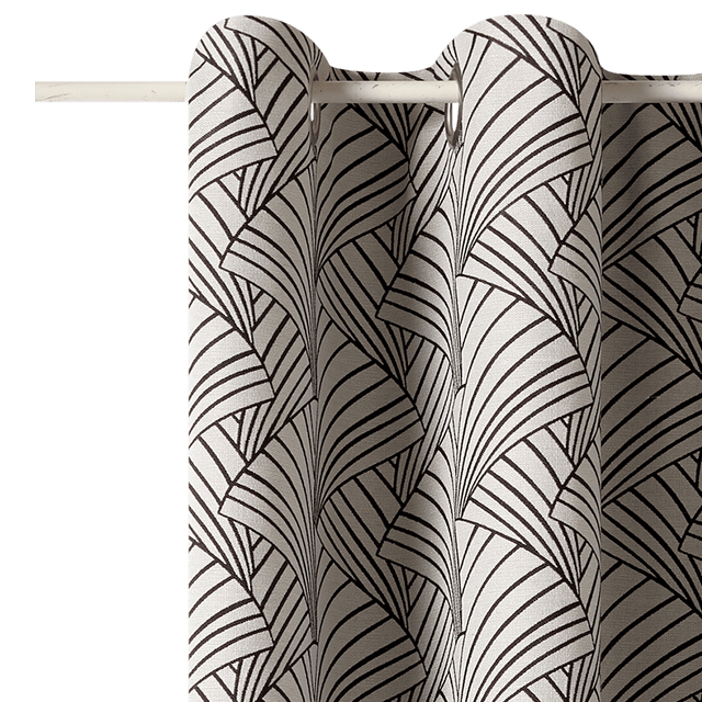 Rideau ARDECCO coloris noir 135 x 250 cm