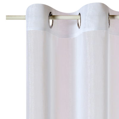 Voilage Irise Blanc