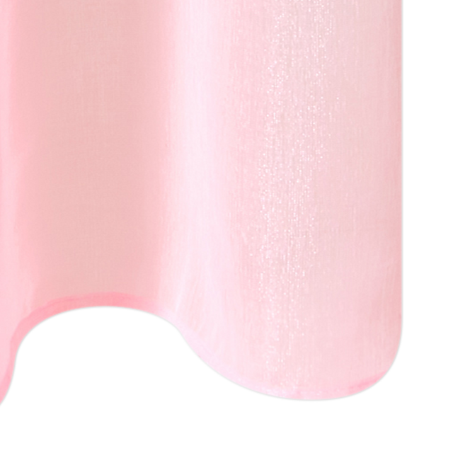 Voilage IRISE coloris rose pastel 140 x 240 cm