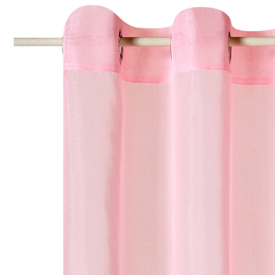 Voilage Irise Rose pastel