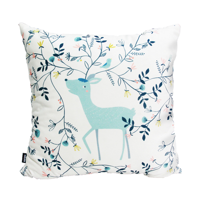 4MURS Coussin Enchanted forest Blanc