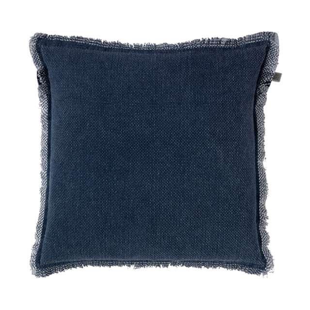 Coussin BURTA coloris bleu 45 x 45 cm