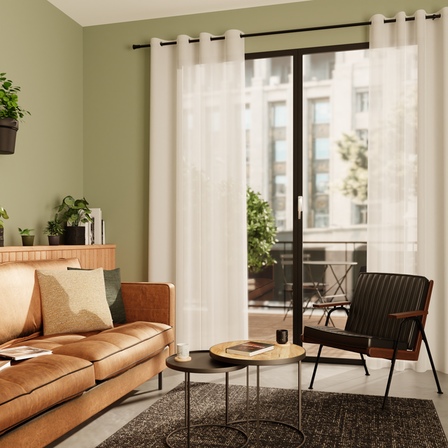 Voilage WIFT coloris blanc 140 x 240 cm