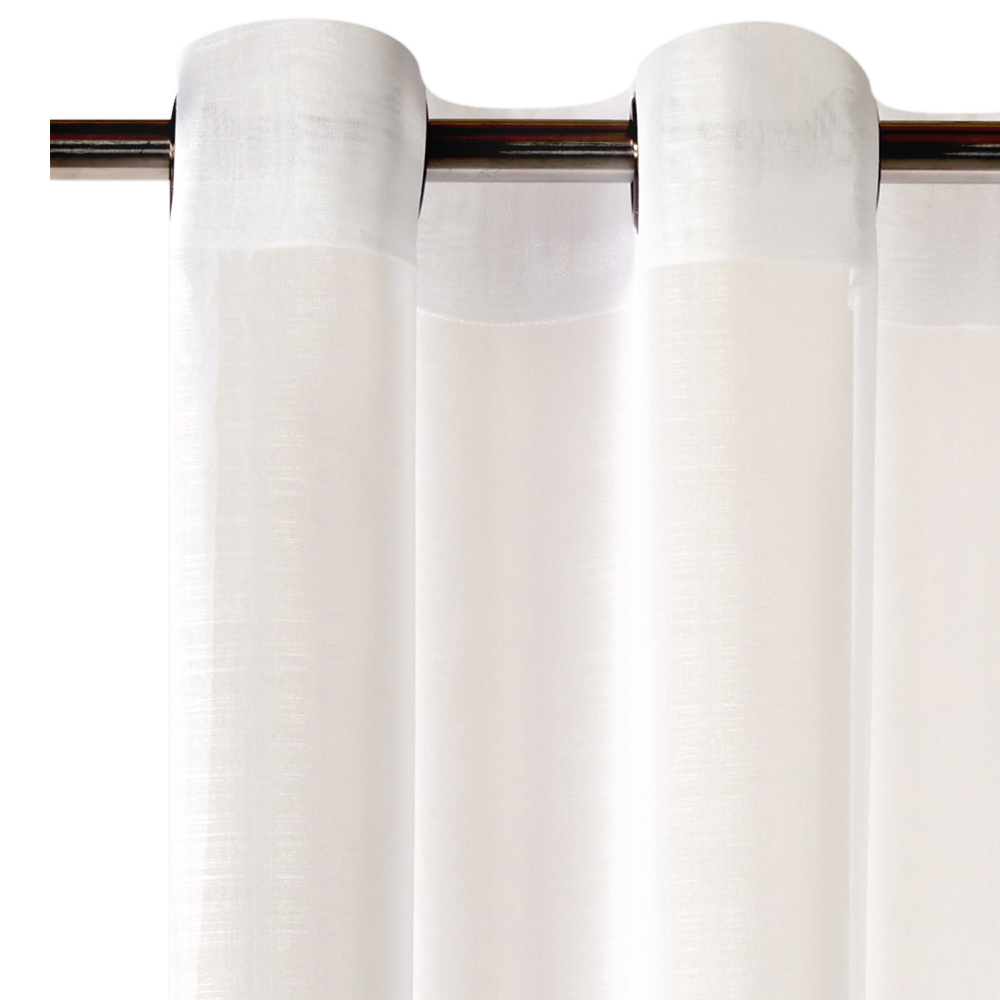 Voilage Étamine givrée Écru