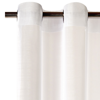 Voilage Étamine givrée Écru